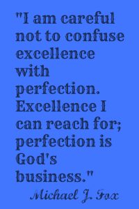 perfection quote plain