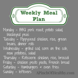 meal plan 62314