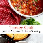 Healthy turkey chili recipe