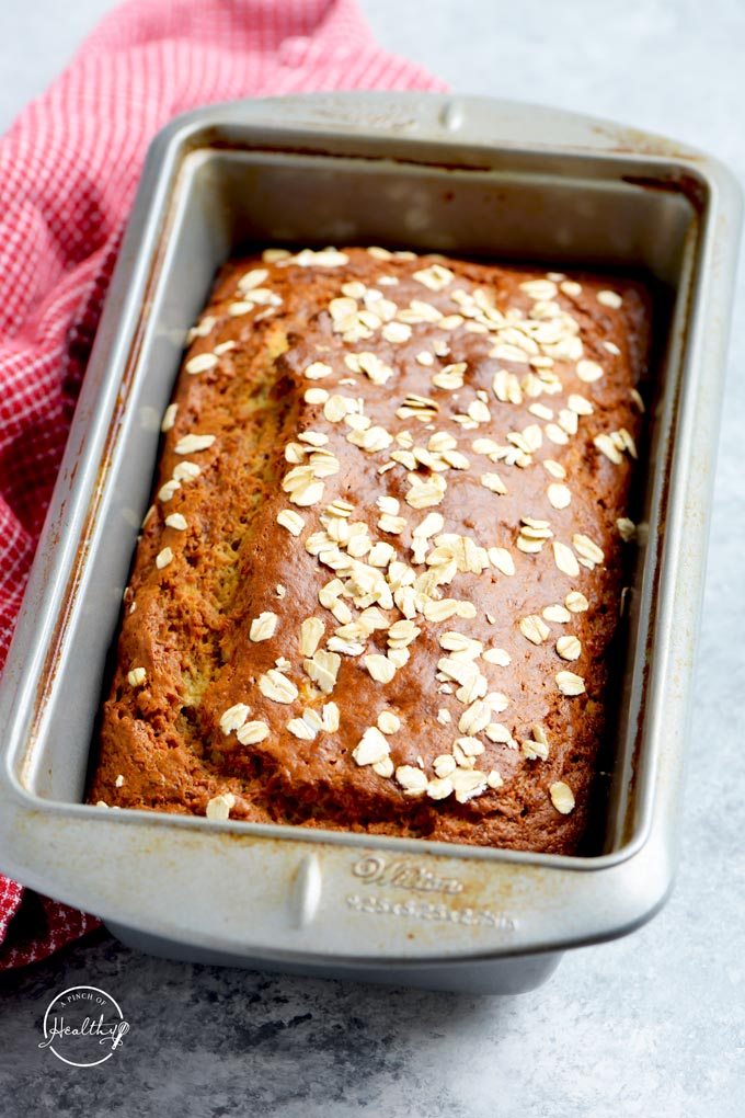 healthy banana bread Greek yogurt whole wheat