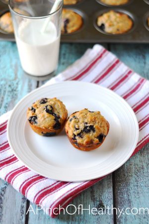 Blueberry Oat Muffins Clean