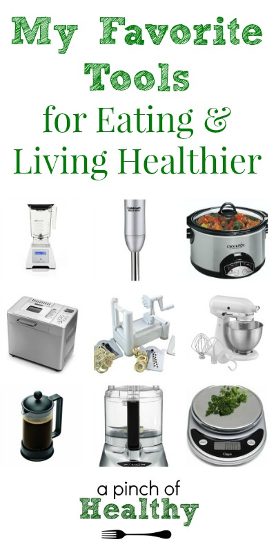 My Favorite Tools for Eating & Living Healthier| APinchOfHealthy.com