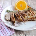 Grilled Pork Tenderloin on the Stovetop| APinchOfHealthy.com