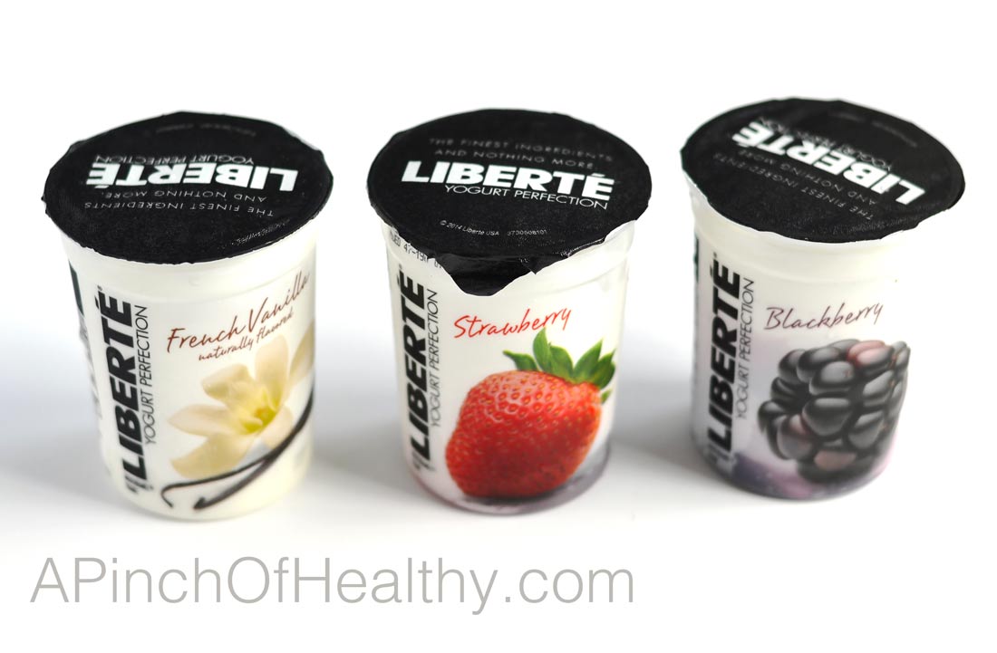 Breakfast Yogurt Parfait withLiberté® Méditerranée® | APinchOfHealthy.com