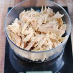 How to make easy shredded chicken in the slow cooker| APinchOfHealthy.com