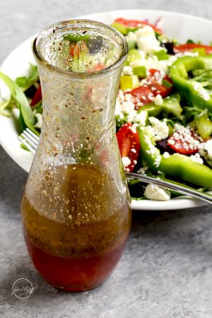 Greek red wine vinaigrette from scratch