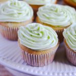 Key Lime Cupcakes {YOLO Recipe} | APinchOfHealthy.com