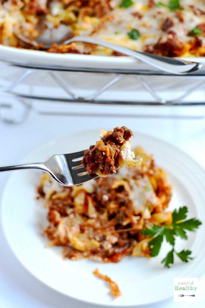 Lazy Girl Lasagna A Pinch of Healthy