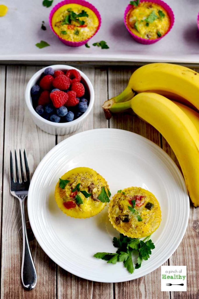 Egg Muffins with Turkey Sausage and Peppers A Pinch of Healthy