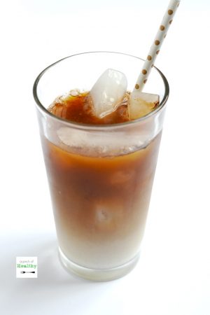 How to make cold brew coffee in a French Press - easy, delicious and just like the iced coffee from the coffee shop. | APinchOfHealthy.com
