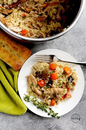 Instant Pot chicken and rice