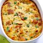 This southern cornbread dressing has been enjoyed in our family every Thanksgiving since I can remember. It is so simple and delicious, and perfect alongside oven roasted turkey breast! | APinchOfHealthy
