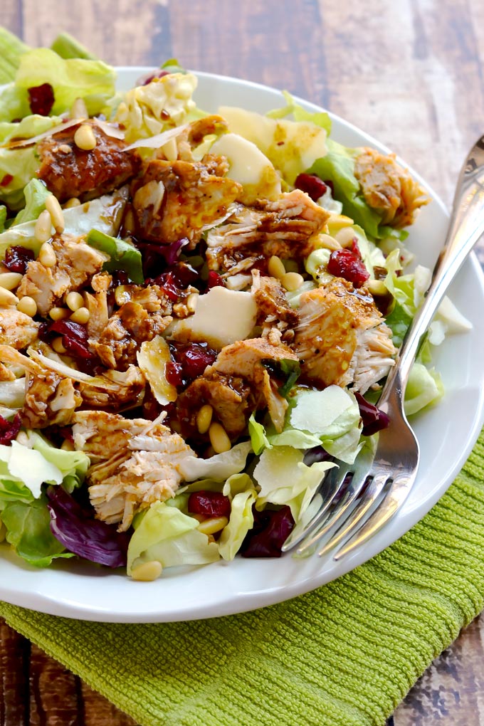 This leftover turkey cranberry salad is a great way to enjoy your Thanksgiving turkey leftovers.