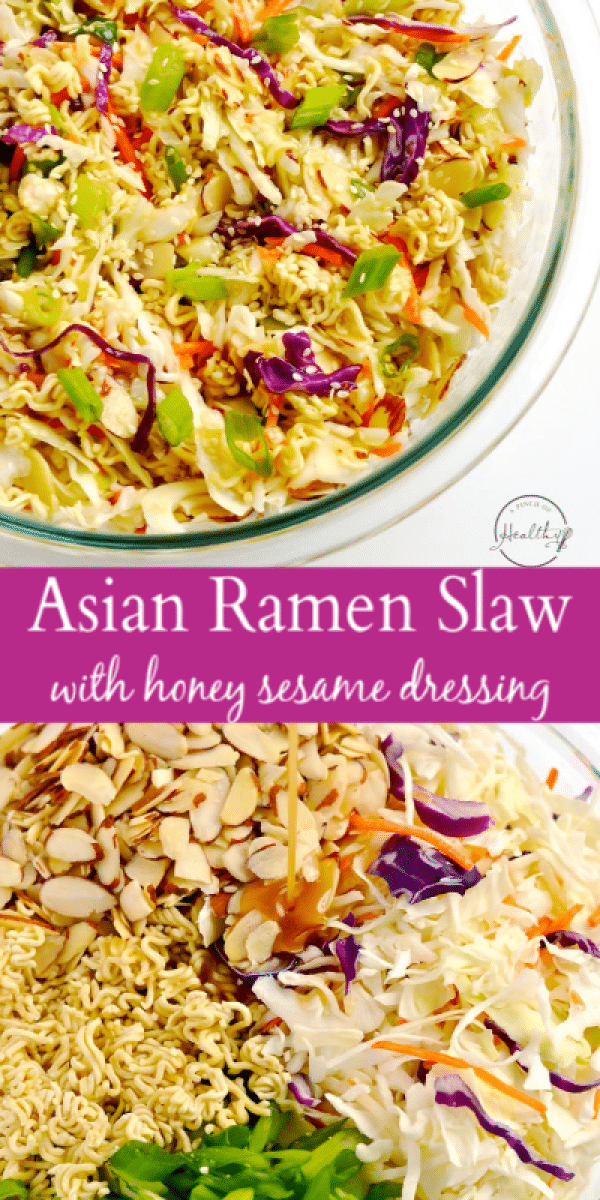 Asian Ramen Slaw (Easy, 10 Minute Recipe)