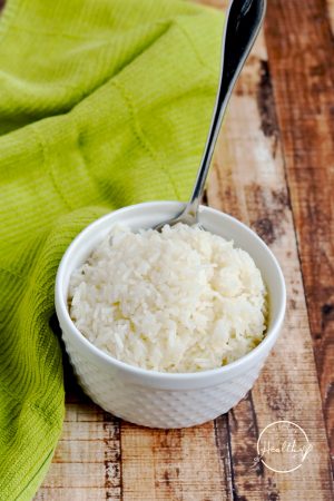 Instant Pot jasmine rice is my super simple, no fail method for making the perfect jasmine rice every time. | APinchOfHealthy.com