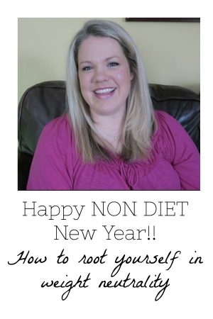 Happy non diet new year!