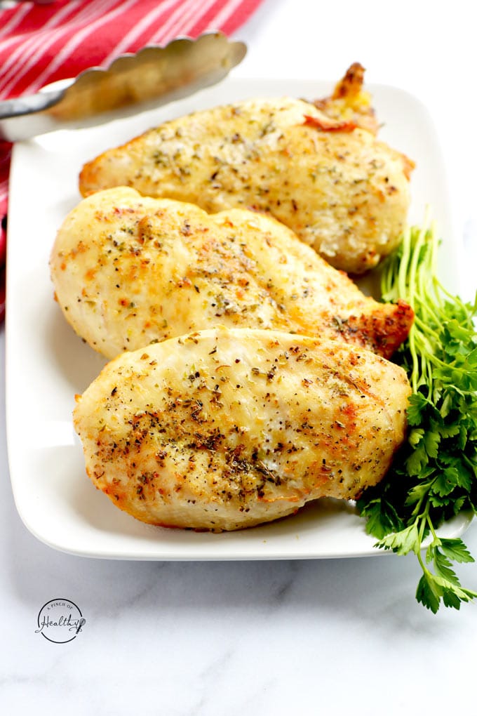 How to cook a chicken breast in an air fryer Air Fryer Chicken Breast Basic Tender Juicy A Pinch Of Healthy