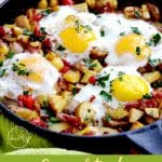 Corned beef hash with eggs