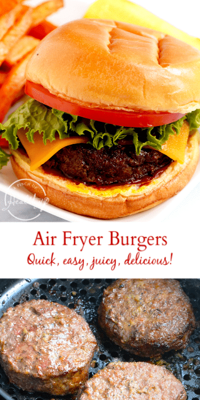 Quick Air Fryer Hamburgers Recipe