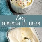 Easy Homemade Ice Cream Pin
