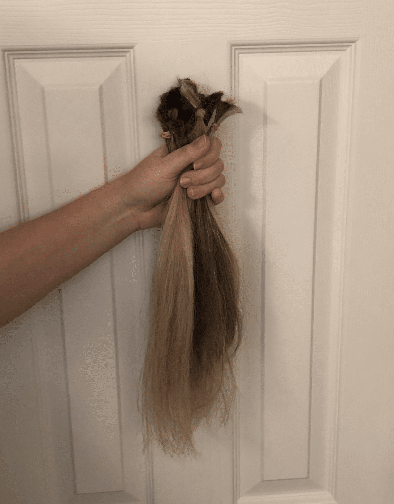 hair cut off after chemo