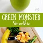 Green Monster Smoothie immunity boosting smoothie recipe