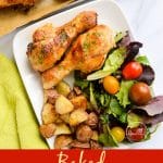 Baked chicken drumsticks