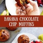 Banana Chocolate Chip Muffins