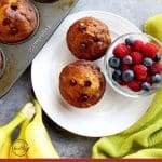 Banana Chocolate Chip Muffins Pin