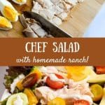 Chef Salad with Homemade Ranch