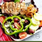 Greek Salad with Chicken Pin