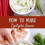 How to Make Tzaziki Sauce Pin