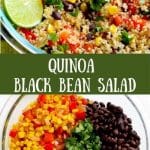 Quinoa Black Bean Salad Pin