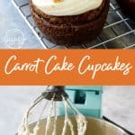 Carrot cake cupcakes