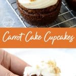 BEST Carrot Cake Cupcakes