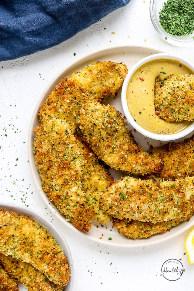 air fryer chicken tenders with honey mustard dipping sauce