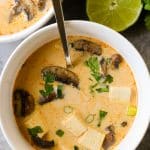 Thai coconut soup