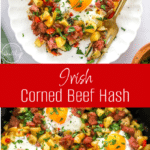 Irish Corned Beef Hash with eggs