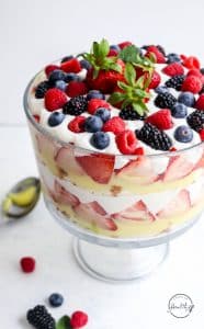 mixed berry trifle