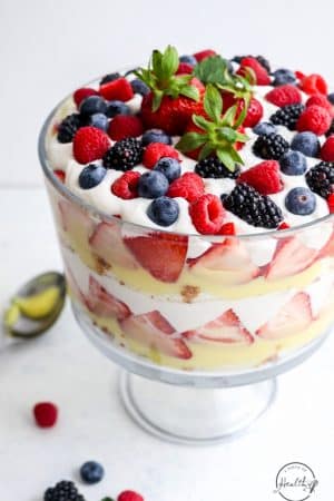 mixed berry trifle