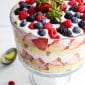 mixed berry trifle