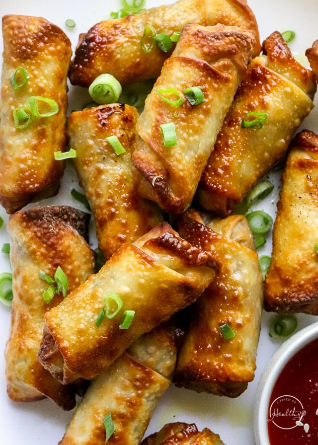 Air Fryer Egg Rolls (crispy, delicious!) - A Pinch of Healthy