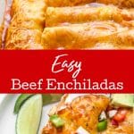 Easy Beef Enchiladas