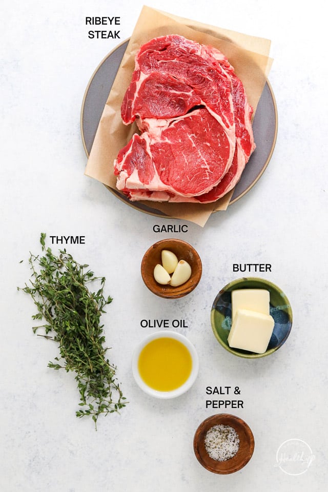 Cast Iron Steak (with garlic herb butter) A Pinch of Healthy