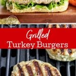 BEST Grilled turkey burgers