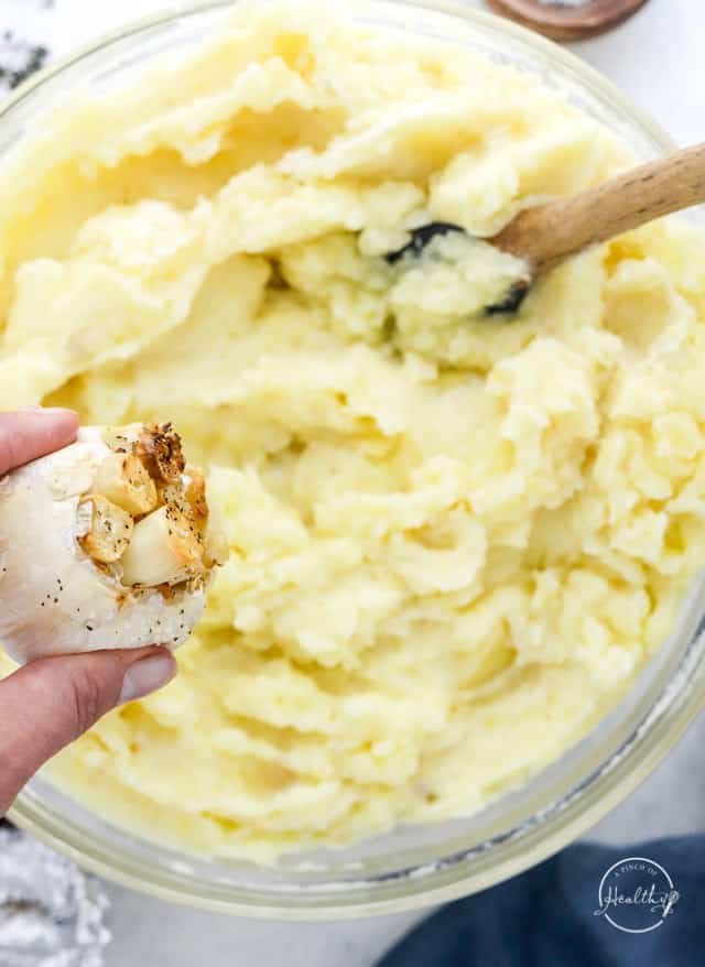 Hearty Roasted Garlic Mashed Potatoes Recipe A Pinch of Healthy