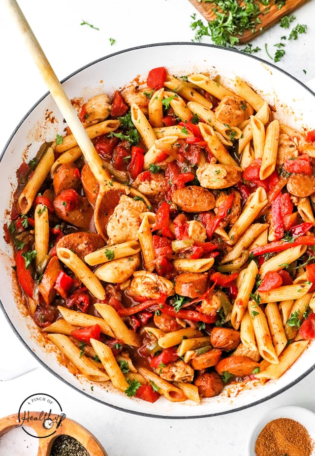 Jambalaya Pasta Recipe A Pinch of Healthy