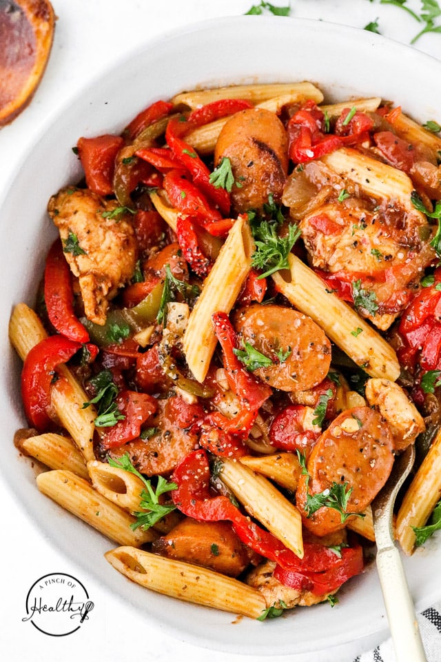 Jambalaya Pasta Recipe A Pinch of Healthy