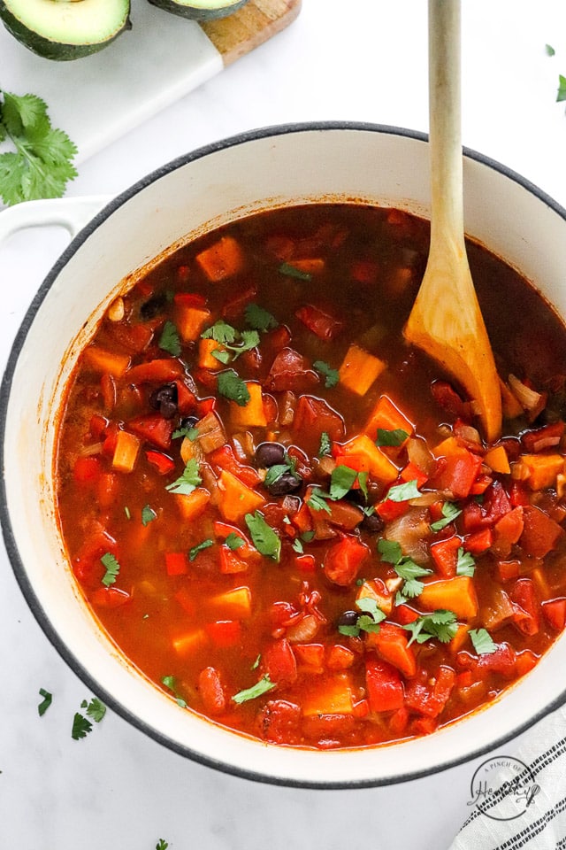 Sweet Potato Black Bean Chili