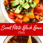 Sweet Potato Black Bean Chili